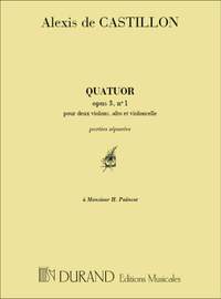 Castillon: Quatuor à Cordes Op.3, No.1