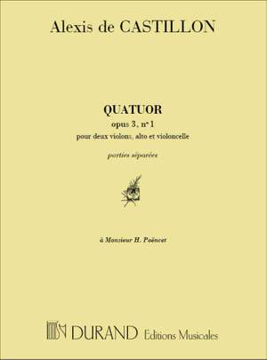 Castillon: Quatuor à Cordes Op.3, No.1