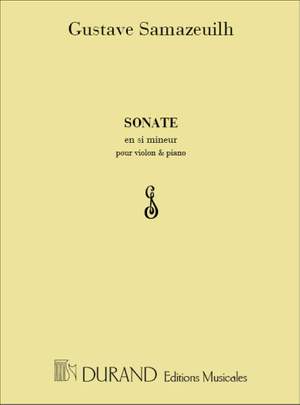 Samazeuilh: Sonate in B minor