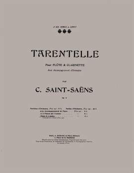 Saint-Saëns: Tarentelle Op.6