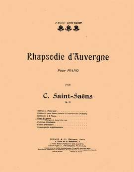 Saint-Saëns: Rapsodie d'Auvergne Op.73
