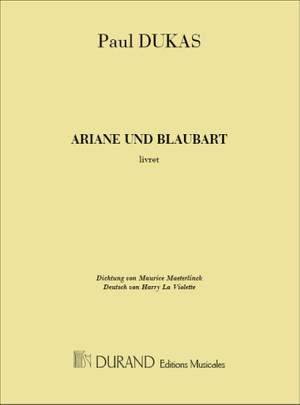 Dukas: Ariane et Barbe-Bleue (Durand)