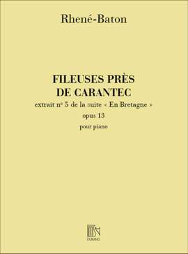 Rhené-Baton: Fileuses près de Carantec