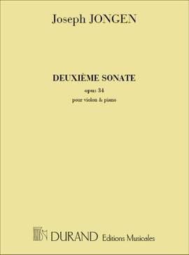 Jongen: Sonata No.2, Op.34 in E major