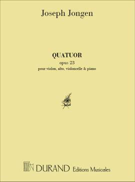 Jongen: Quatuor Op.23 in E flat minor