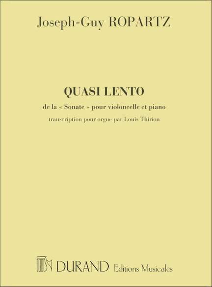 Ropartz: Quasi lento
