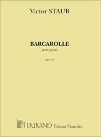 Staub: Barcarolle Op.31