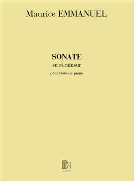 Emmanuel: Sonate in D minor