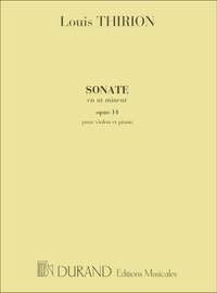 Thirion: Sonate Op.14 in C minor
