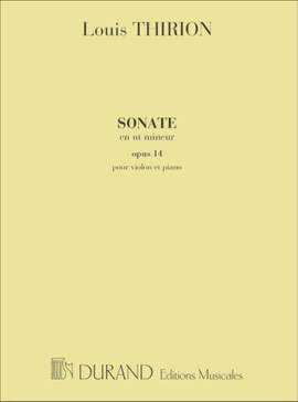 Thirion: Sonate Op.14 in C minor