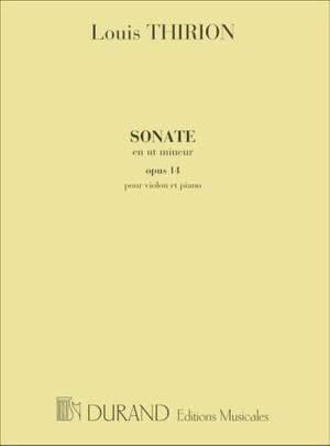 Thirion: Sonate Op.14 in C minor