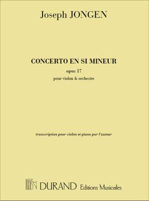 Jongen: Concerto Op.17 in B minor