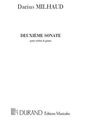 Milhaud: Sonate No.2, Op.40
