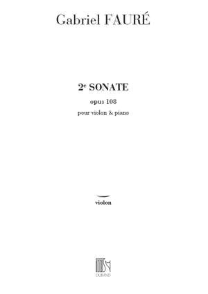 Fauré: Sonate No.2, Op.108 in E minor