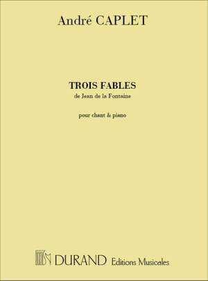 Caplet: 3 Fables de Jean de la Fontaine (med)