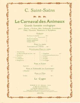 Saint-Saëns: Tortues