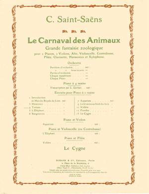 Saint-Saëns: Tortues