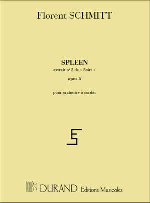 Schmitt: Spleen Op.5, No.3