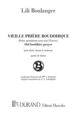 Boulanger: Vieille Prière bouddhique
