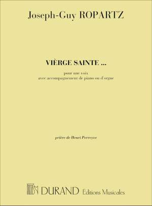 Ropartz: Vierge sainte