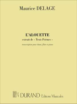 Delage: L'Alouette Op.7, No.2 (high)