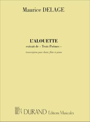 Delage: L'Alouette Op.7, No.2 (high)