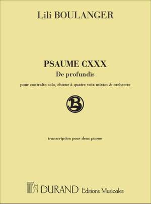 Boulanger: Psaume 130 'De Profundis'