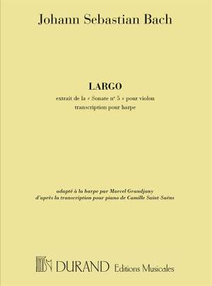 Bach: Largo from Sonata No.5 for Violin BWV1005