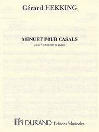 Hekking: Menuet pour Casals