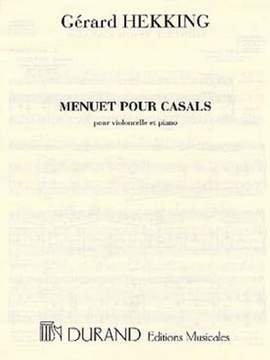 Hekking: Menuet pour Casals