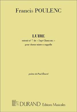 Poulenc: 7 Chansons No.7: Luire