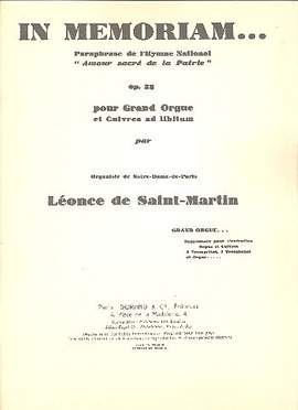 Saint-Martin: In Memoriam