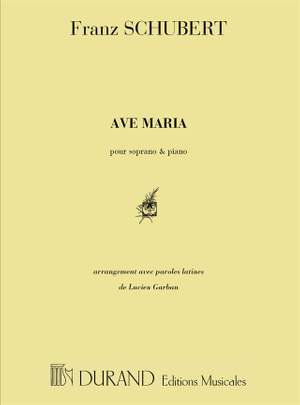 Schubert: Ave Maria Op.52, No.6 (high)