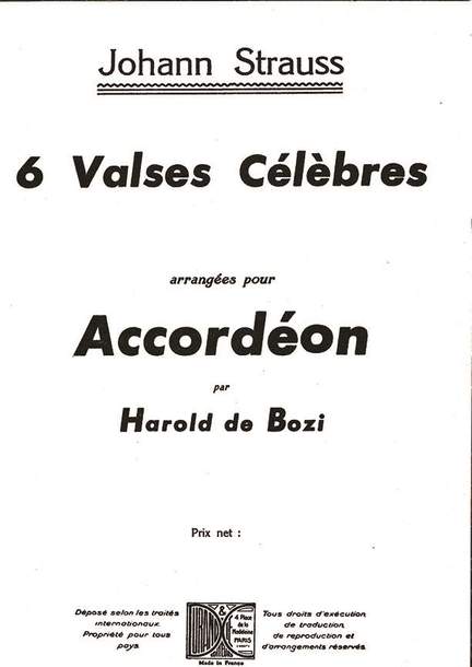 Strauss: 6 Valses
