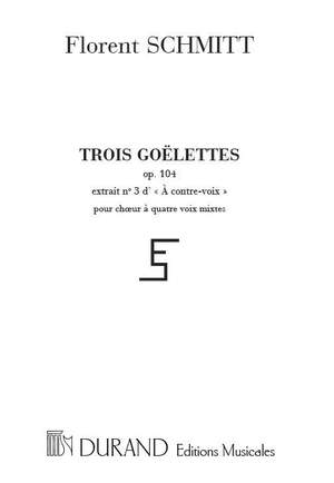 Schmitt: A Contre-Voix Op.104, No.3: Trois Goëlettes