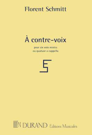 Schmitt: A Contre-Voix Op.104, No.6: Bonnet vole