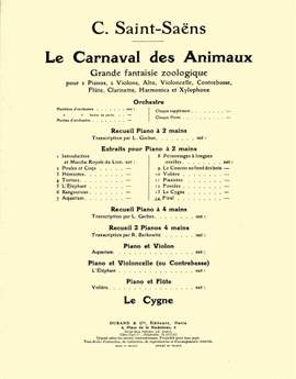 Saint-Saëns: Final de 'Le Carnaval des Animaux'
