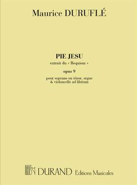 Duruflé: Pie Jesu from 'Requiem' Op.9 (sop/ten)