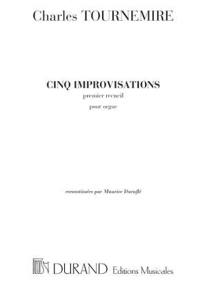 Tournemire: 5 Improvisations Vol.1 (ed. M.Duruflé)