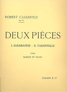 Casadésus: 2 Pièces Op.61