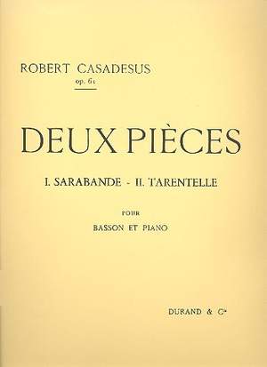 Casadésus: 2 Pièces Op.61