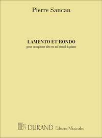 Sancan: Lamento et Rondo (alto)