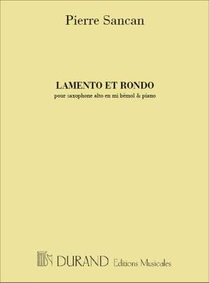 Sancan: Lamento et Rondo (alto)