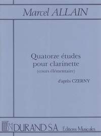 Allain: 14 Etudes d'après Czerny