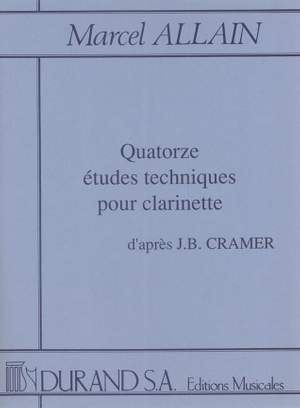 Allain: 14 Etudes techniques d'après Cramer