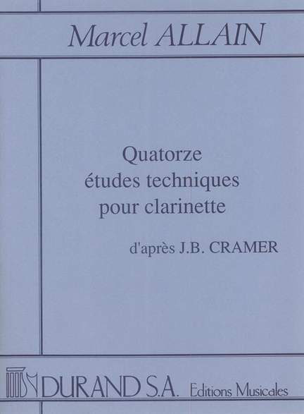 Allain: 14 Etudes techniques d'après Cramer