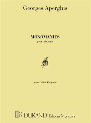 Aperghis: Monomanies
