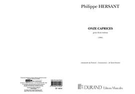 Hersant: 11 Caprices