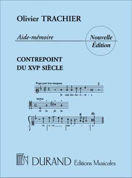 Trachier: Aide-Mémoire du Contrepoint du XVIe Ciècle