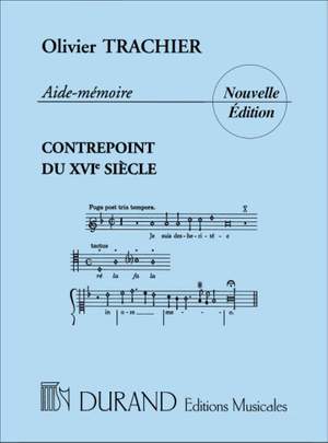 Trachier: Aide-Mémoire du Contrepoint du XVIe Ciècle